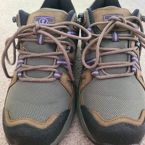 Waterproof Hiking/Walking Shoes By Orthofeet. Khaki, Brown, Black, Purple